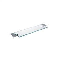 94007 Aqua FINO Glass Shelf - Chrome