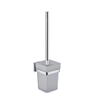 9929 Aqua NUON Toilet Brush w/ Frosted Glass Cup- Chrome
