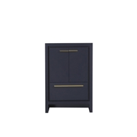 AD624-BLUE-Cabinet 24'' KubeBath Dolce Blue Modern Bathroom Cabinet only (no counter top no sink)