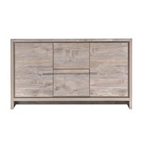 AD660S-NW-Cabinet 60'' KubeBath Dolce Nature Wood Modern Bathroom Cabinet only (no counter top no sink)