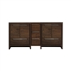 AD672-RW-Cabinet 72'' KubeBath Dolce Double Sink Modern Bathroom Cabinet only (no counter top no sink)
