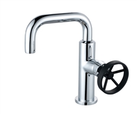AFB005-CH Aqua Loft Single Lever Bathroom Vanity Faucet with Side Handle - Chrome