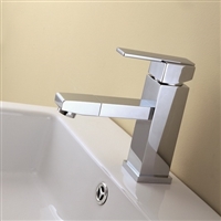 AFB042 Aqua Piazza Single Lever Bathroom Vanity Faucet w/ 360Â¬âˆž rotating Spout - Chrome