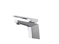 AFB13-CH Aqua Siza Single Lever Modern Bathroom Vanity Faucet - Chrome