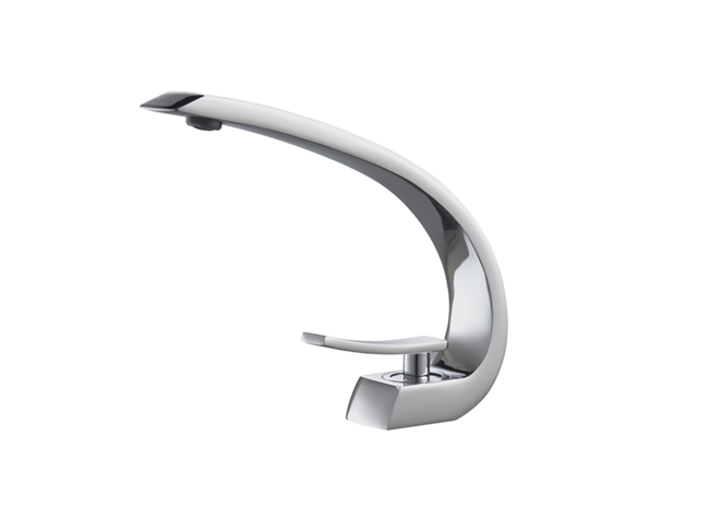 AFB1638-CH Aqua Arcco Single Lever Wide Spread Bathroom Vanity Faucet - Chrome