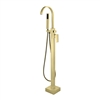 AFT015-BG Aqua Arcco Floor Mounted Soker Tub Faucet - Brushed Gold