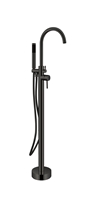 AFT035-BK Aqua Ronda Floor Mounted Soker Tub Faucet - Black
