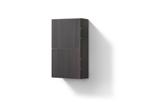 ALT24-GO Gray Oak Bathroom Linen Side Cabinet w/ 2 Storage Areas
