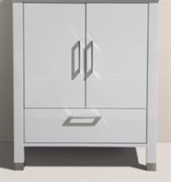 ASL1530-GW-cabinet Anziano 30" Gloss White cabinet (no counter top no sink)  