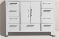 ASL1548S-GW-cabinet Anziano 48" Gloss White cabinet (no counter top no sink)  -