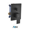 ASV142-BK Aqua Piazza by KubeBath 2-Way Rough-In Valve With Cover Plate, Handle - Black