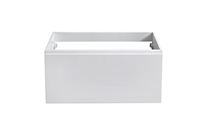 BALLI40-GW-cabinet 40'' Balli Modern Wall Mount Bathroom cabinet (no counter top no sink) - Gloss White