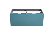 BALLI48D-TG-cabinet 48'' Balli  Modern Wall Mount Bathroom cabinet (no counter top no sink) - Teal Green