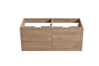 BALLI48D-WO-cabinet 48'' Balli  Modern Wall Mount Bathroom cabinet (no counter top no sink) - White Oak