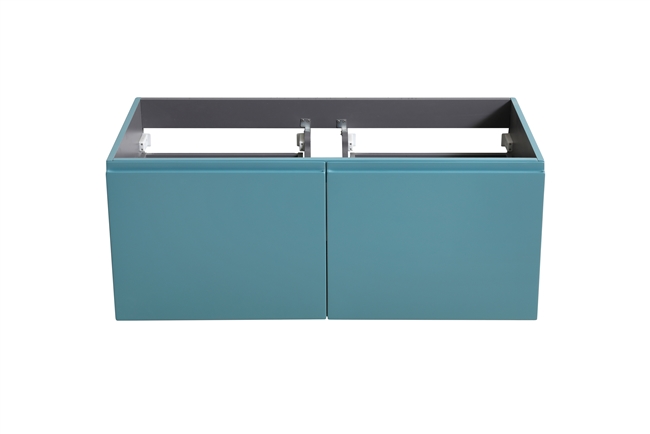 BALLI48S-TG-cabinet 48'' Balli Modern Wall Mount Bathroom cabinet (no counter top no sink) - Teal Green