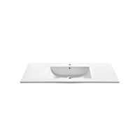 48''x 20.66'' Reinforced Acrylic Composite Sink with Overflow - Single Sink