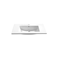 32''x 20.66'' Reinforced Acrylic Composite Sink with Overflow