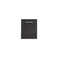 BSL16-HGGO-Cabinet Bliss 16" High Gloss Gray Oak Wood Wall Mount Modern Bathroom  Cabinet only (no counter top no sink)