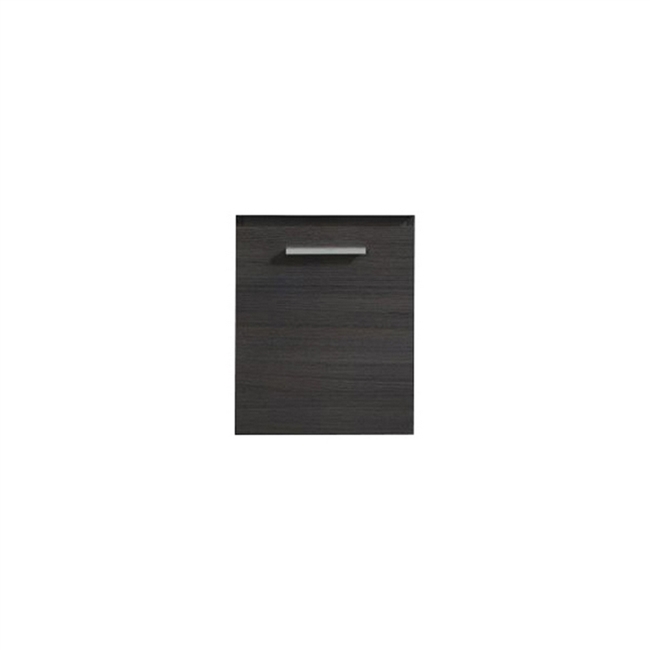 BSL16-HGGO-Cabinet Bliss 16" High Gloss Gray Oak Wood Wall Mount Modern Bathroom Cabinet only (no counter top no sink)