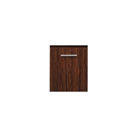 BSL16-WNT-Cabinet Bliss 16" Walnut Wood Wall Mount Modern Bathroom  Cabinet only (no counter top no sink)