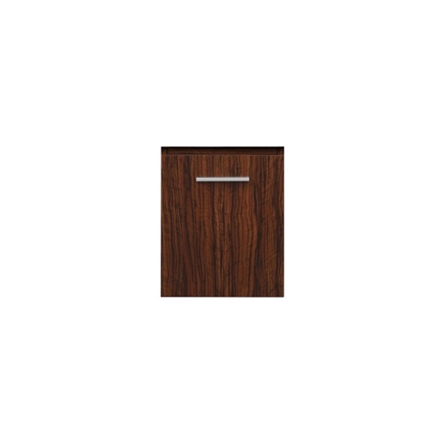 BSL16-WNT-Cabinet Bliss 16" Walnut Wood Wall Mount Modern Bathroom Cabinet only (no counter top no sink)