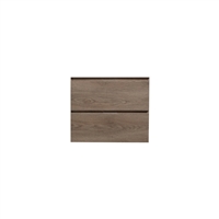 BSL24-BTN-Cabinet Bliss 24" Butternut Wood Wall Mount Modern Bathroom Cabinet only (no counter top no sink)