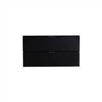 BSL36-BK-Cabinet Bliss 36" Black Wall Mount Modern Bathroom Cabinet only (no counter top no sink)