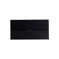 BSL40-BK-Cabinet Bliss 40" Black Wall Mount Modern Bathroom Cabinet only (no counter top no sink)