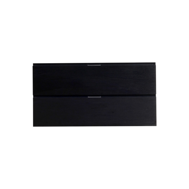 BSL40-BK-Cabinet Bliss 40" Black Wall Mount Modern Bathroom Cabinet only (no counter top no sink)