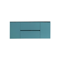 BSL48-TG-Cabinet Bliss 48" Teal Green Wall Mount Modern Bathroom Cabinet only (no counter top no sink)
