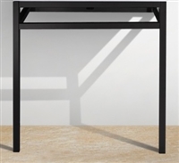 CH30-BK-cabinet Haus 30" Stainless Steel Console(no counter top no sink) - Matte Black-