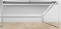 CH60D-cabinet Haus 60"  Stainless Steel Console(no counter top no sink) - Chrome