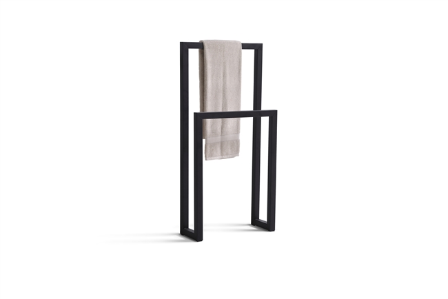 CTR560-BK KubeBath Free Standing Towel Rack - Black