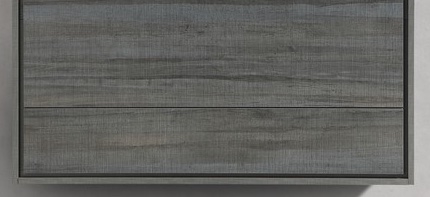 DL48D-BE_CABINET-ONLY DeLusso 48" Double Sink Ocean Gray Wall Mount Modern Bathroom Cabinet only (no counter top no sink)