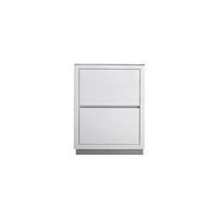 FMB24-GW-Cabinet Bliss 24" Gloss White Floor Mount Modern Bathroom Cabinet only (no counter top no sink)