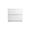 FMB30-GW-Cabinet Bliss 30" Gloss White Floor Mount Modern Bathroom Cabinet only (no counter top no sink)