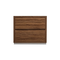 FMB36-GCN-Cabinet Bliss 36" Chestnut Floor Mount Modern Bathroom Cabinet only (no counter top no sink)