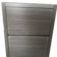 FMB36-GO-Cabinet Bliss 36" Gray Oak Floor Mount Modern Bathroom Cabinet only (no counter top no sink)