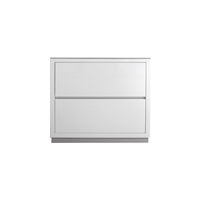 FMB36-GW-Cabinet Bliss 36" Gloss White Floor Mount Modern Bathroom Cabinet only (no counter top no sink)
