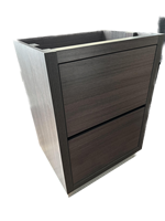 FMB40-GO-Cabinet Bliss 40" Gray Oak Floor Mount Modern Bathroom Cabinet only (no counter top no sink)