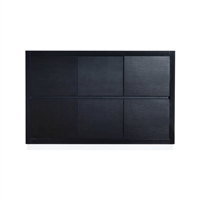 FMB48-BK-Cabinet Bliss 48" Black Floor Mount Modern Bathroom Cabinet only (no counter top no sink)