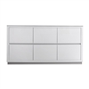 FMB60S-GW-Cabinet Bliss 60" Gloss White Floor Mount Modern Bathroom Cabinet only (no counter top no sink)