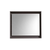 KB30GO-M 30" Wide Mirror w/ Shelf - Gray Oak