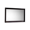 KB40HGGO-M 40" Wide Mirror w/ Shelf - High Gloss Gray Oak