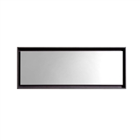 KB70HGGO-M 70" Wide Mirror w/ Shelf - High Gloss Gray Oak