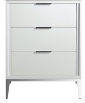 KD9924-GW-cabinet Divani 24'' High Gloss White cabinet (no counter top no sink)