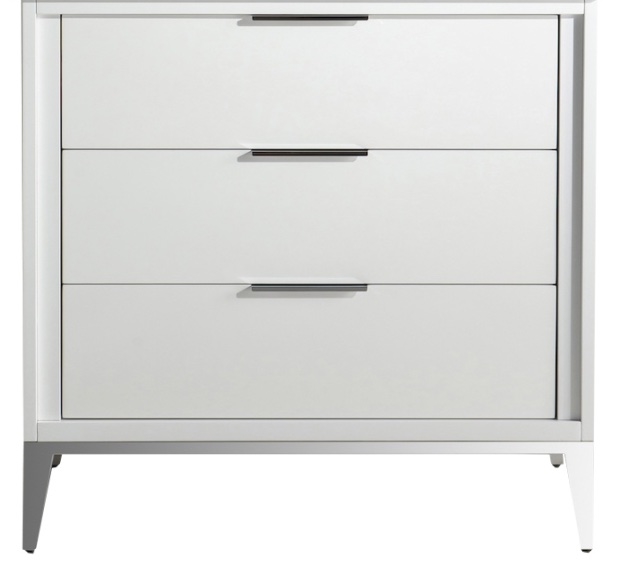 KD9936-GW-cabinet Divani 36'' Gloss White cabinet (no counter top no sink)