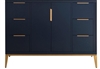 KD9948-BLUE-cabinet Divani 48'' Navy Blue cabinet (no counter top no sink)