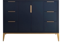 KD9948-BLUE-cabinet Divani 48'' Navy Blue cabinet (no counter top no sink)