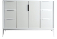 KD9948-GW-cabinet Divani 48'' Gloss White cabinet (no counter top no sink)